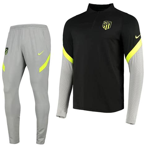 nike atletico madrid trainingspak cl 2020-2021 grijs zwart volt|Atletico Madrid trainingspak 2020.